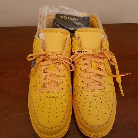 OFF-WHITE x NIKE AIR FORCE 1 LOW "LEMONADE" - Picture 8 of 8